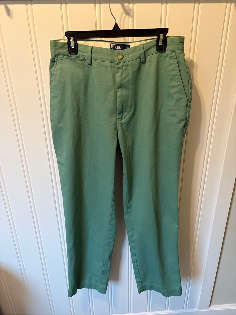 VTG 90s Polo Ralph Lauren Classic Chino Pants Green Mens 32x30 Made In Macau